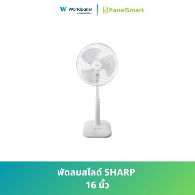 พัดลมสไลด์ SHARP 16 นิ้ว